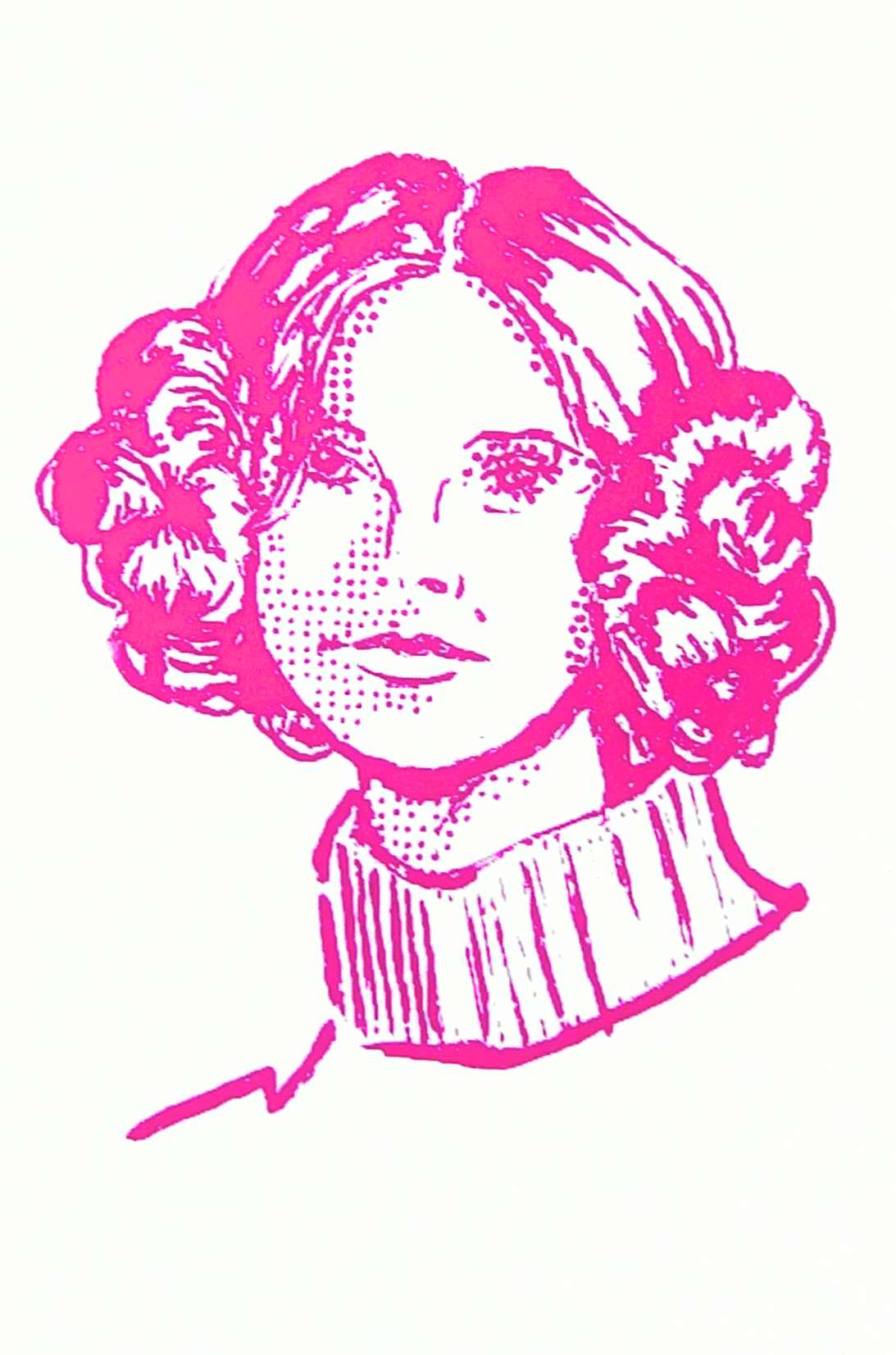 Mary B Pink Print
